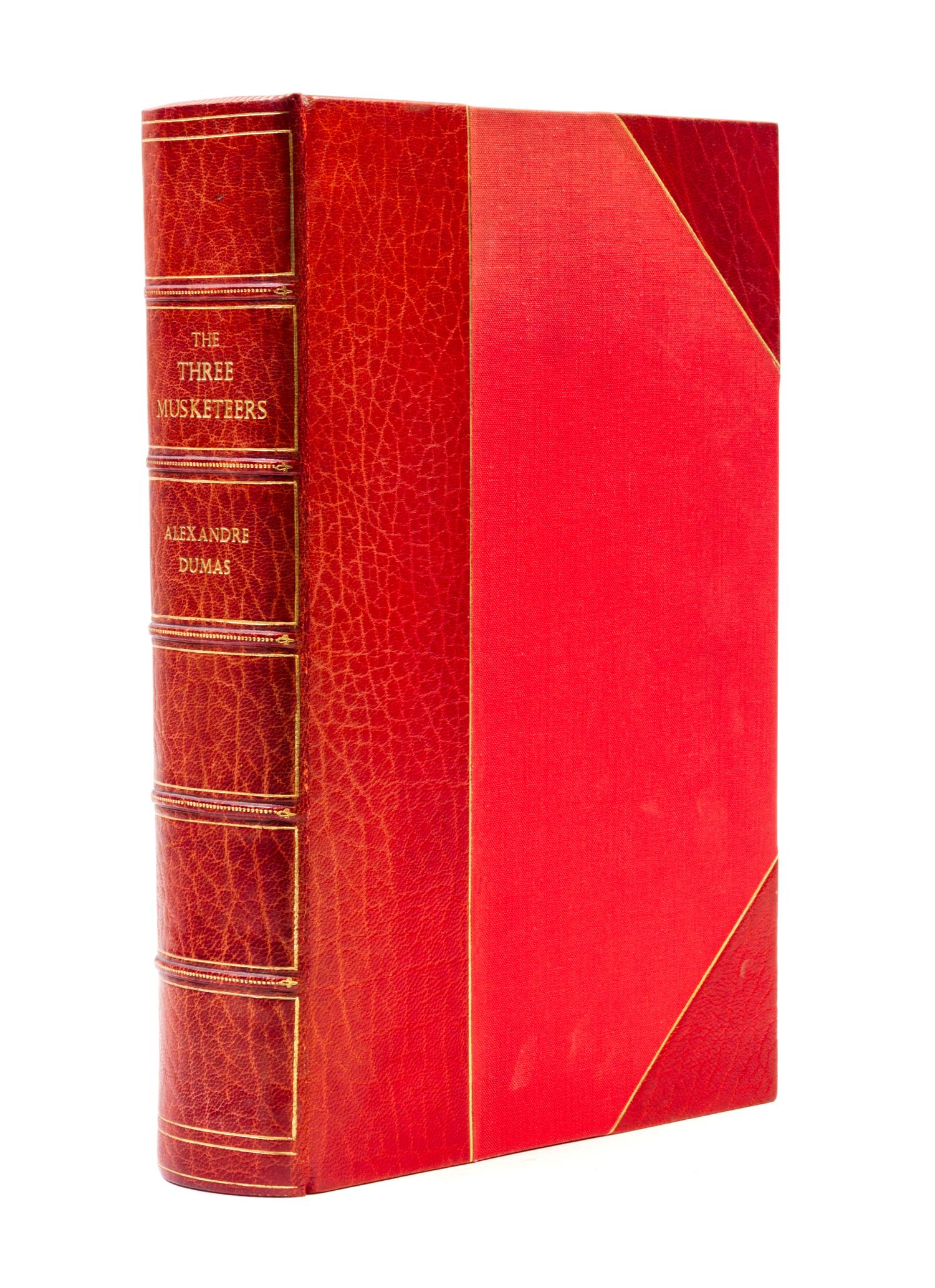 DUMAS, ALEXANDRE. The Three Musketeers. London, 1894. 2 vols. in one. Edition de Luxe.