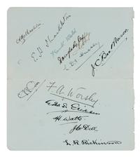 WILD, Frank. Shackleton's Last Voyage. London, 1923. 1ST ED. Sheet signed by members of the Quest expedition laid in.