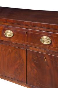 A Federal Inlaid and Figured Mahogany Sideboard
