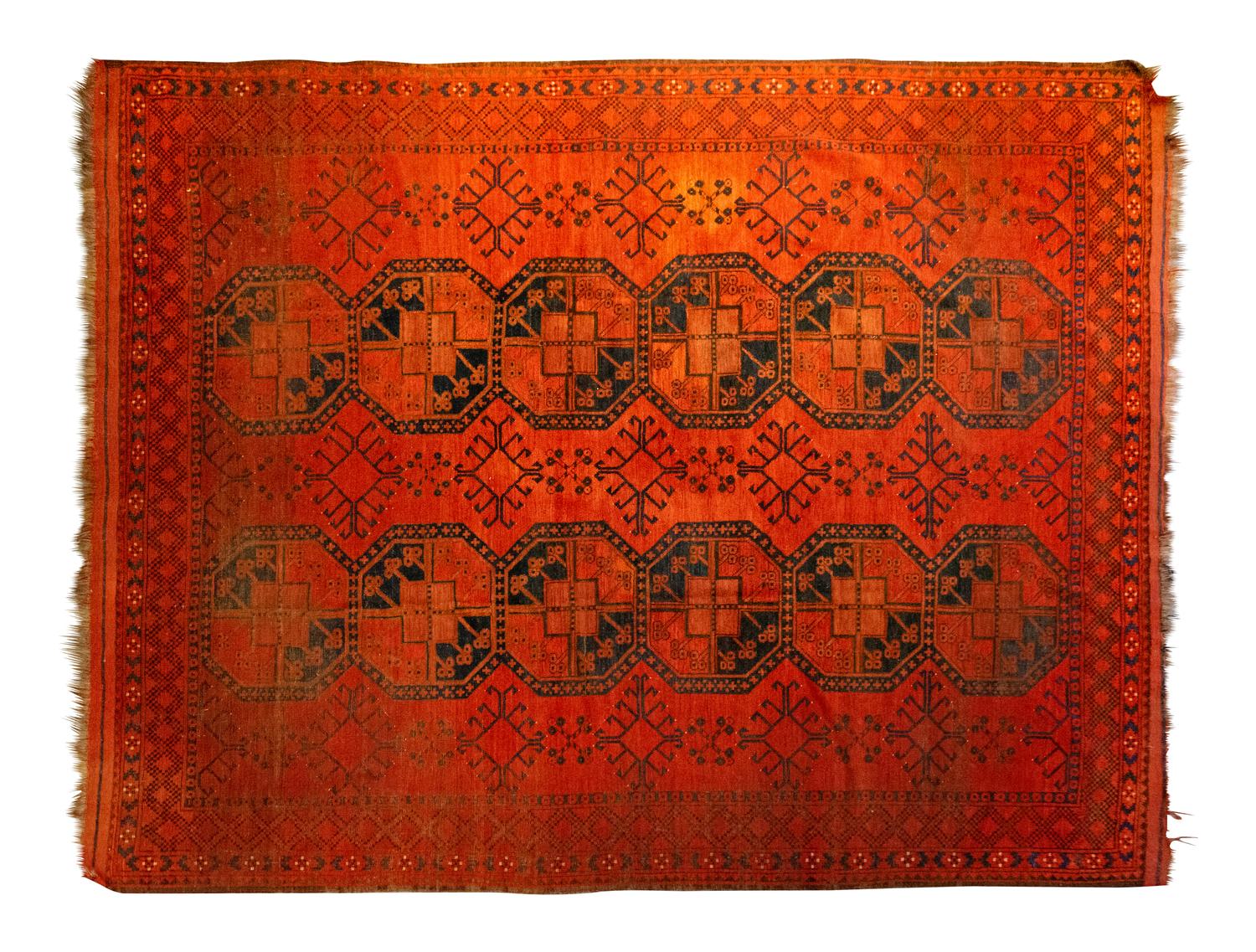 An Afghan Wool Rug