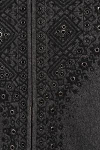 Oscar de la Renta Embroidered Cashmere Top Coat