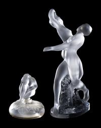 Two Lalique Glass Articles