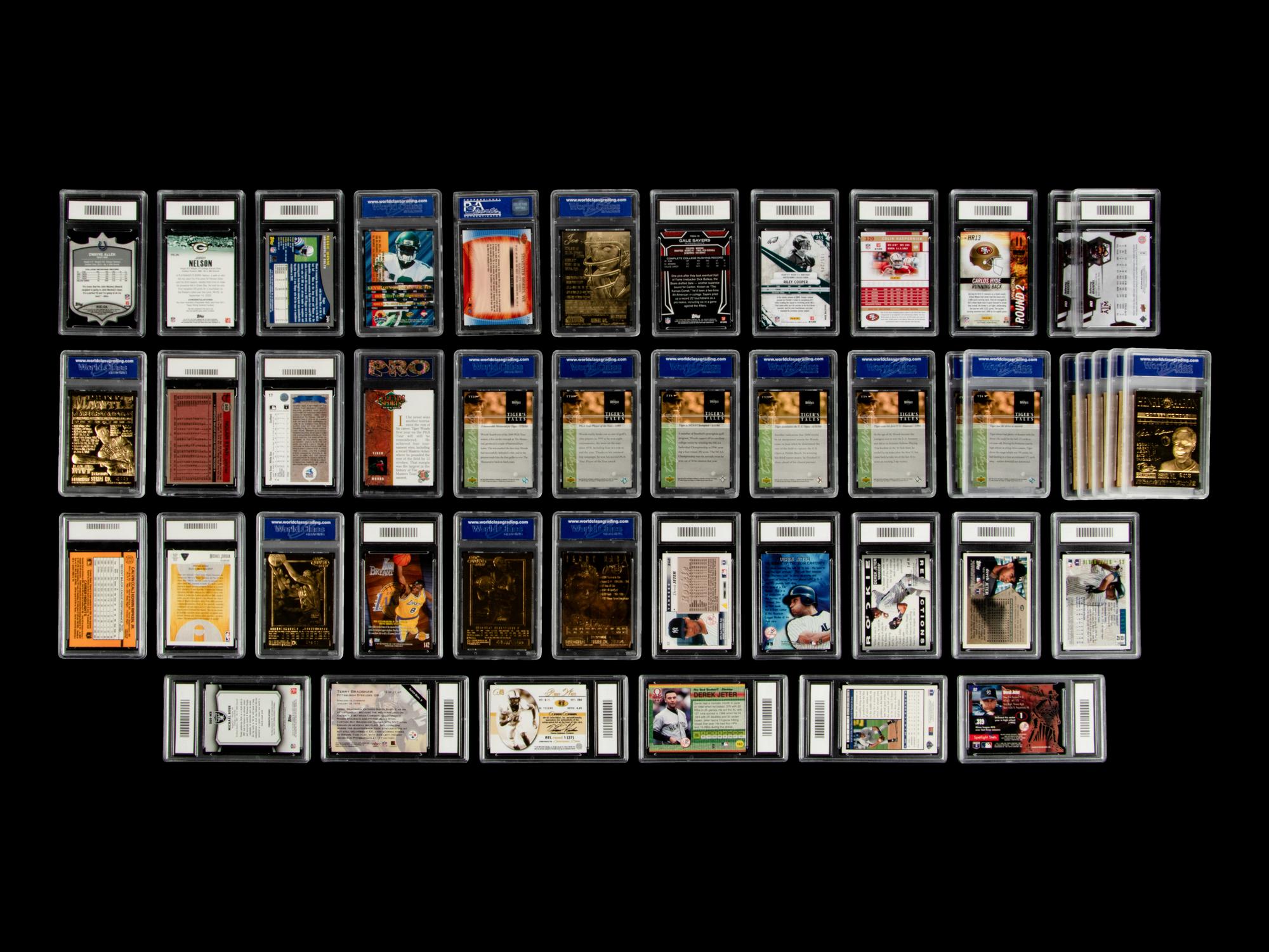 A Large Collection of Assorted Individual Trading Cards