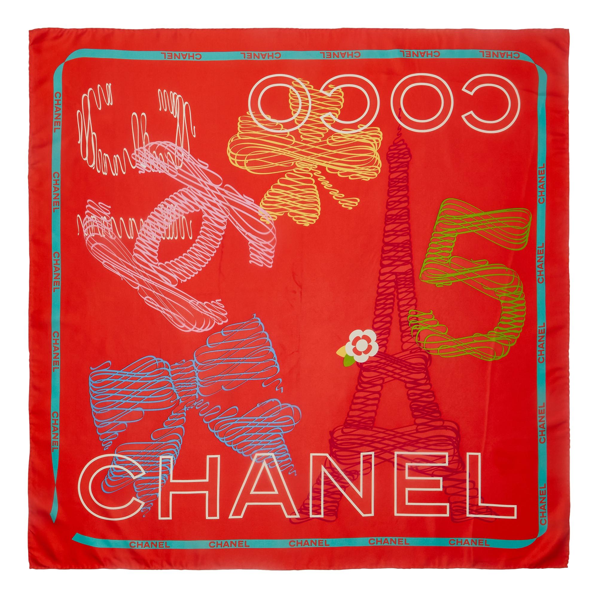 Two Chanel Scarves