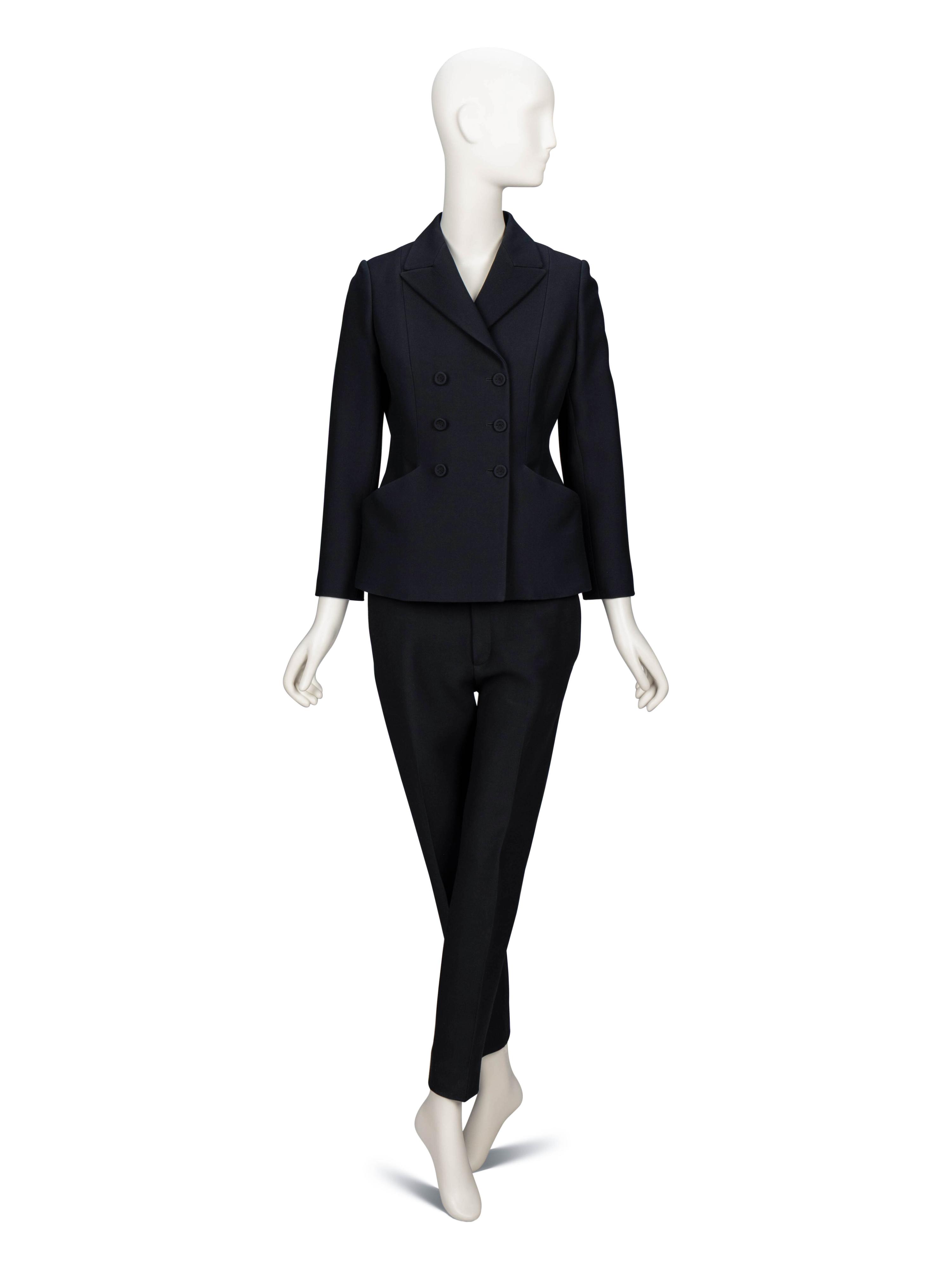 Christian Dior, Black "Bar" Pantsuit