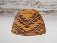 Modoc Polychrome Basketry Hat