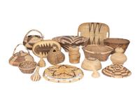 A Collection of Ninenteen Contemporary African Baskets