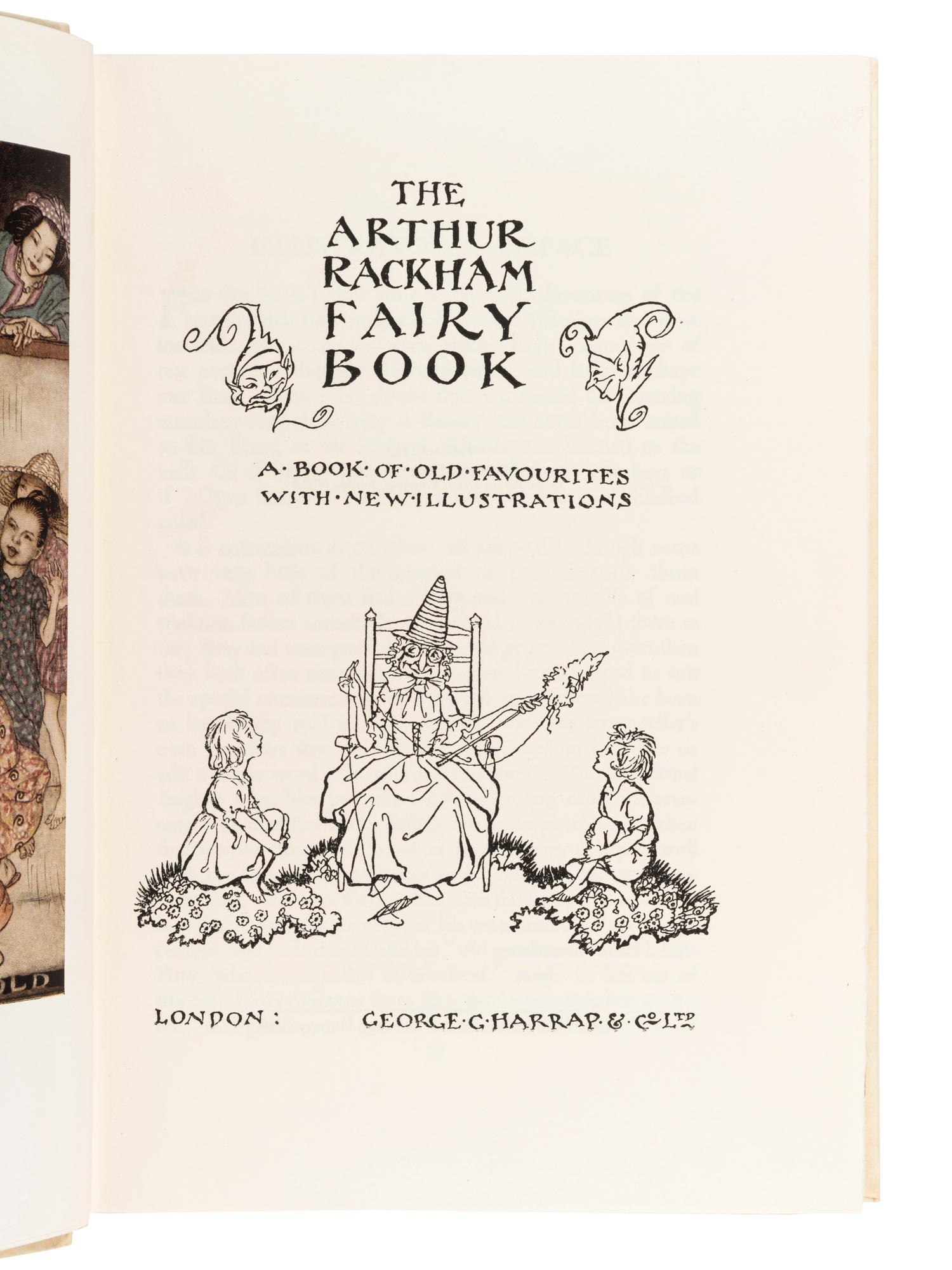 RACKHAM, Arthur (1867-1939), illustrator. The Arthur Rackham Fairy Book. London: George C. Harrap & Co., 1933.