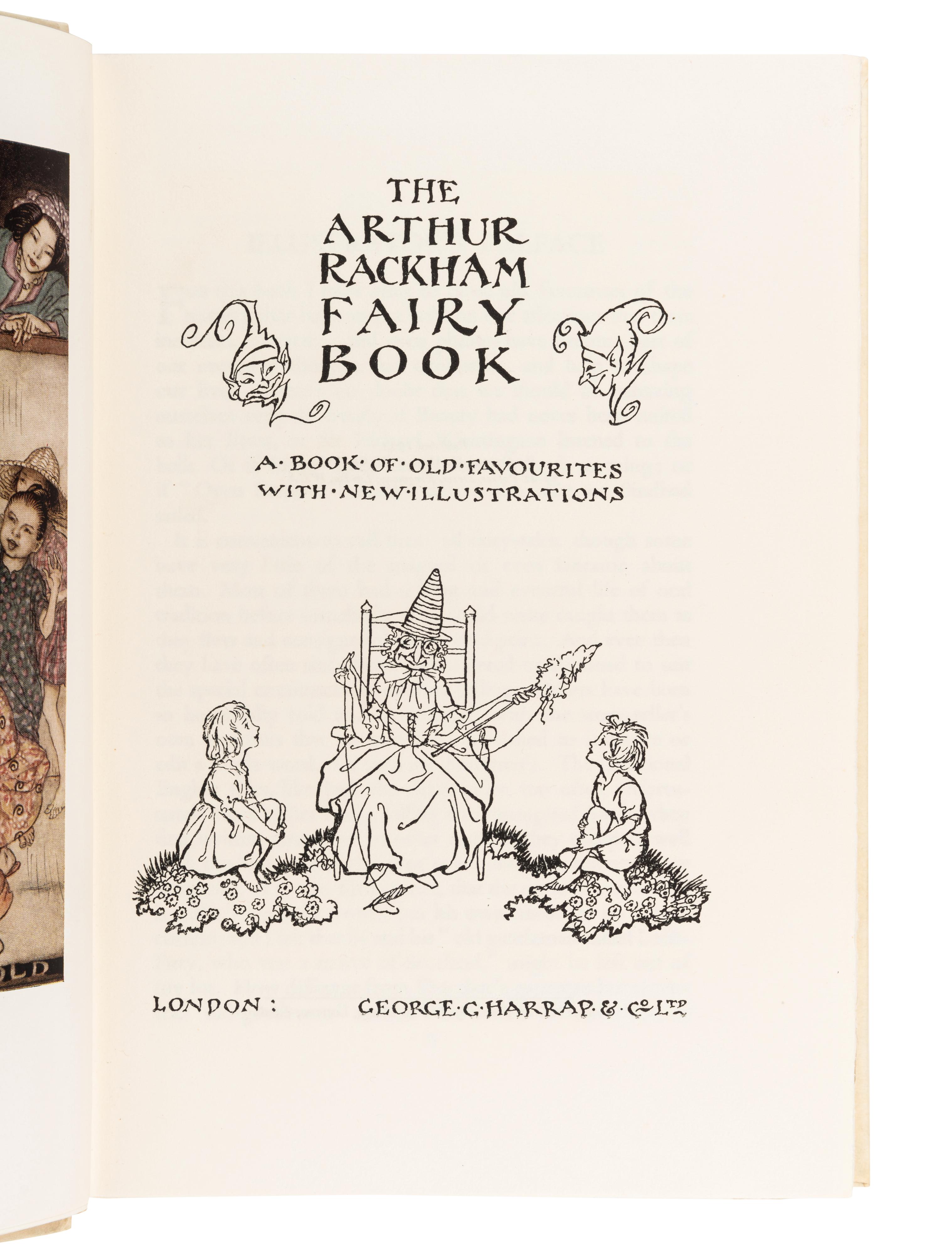 RACKHAM, Arthur (1867-1939), illustrator. The Arthur Rackham Fairy Book. London: George C. Harrap & Co., 1933.