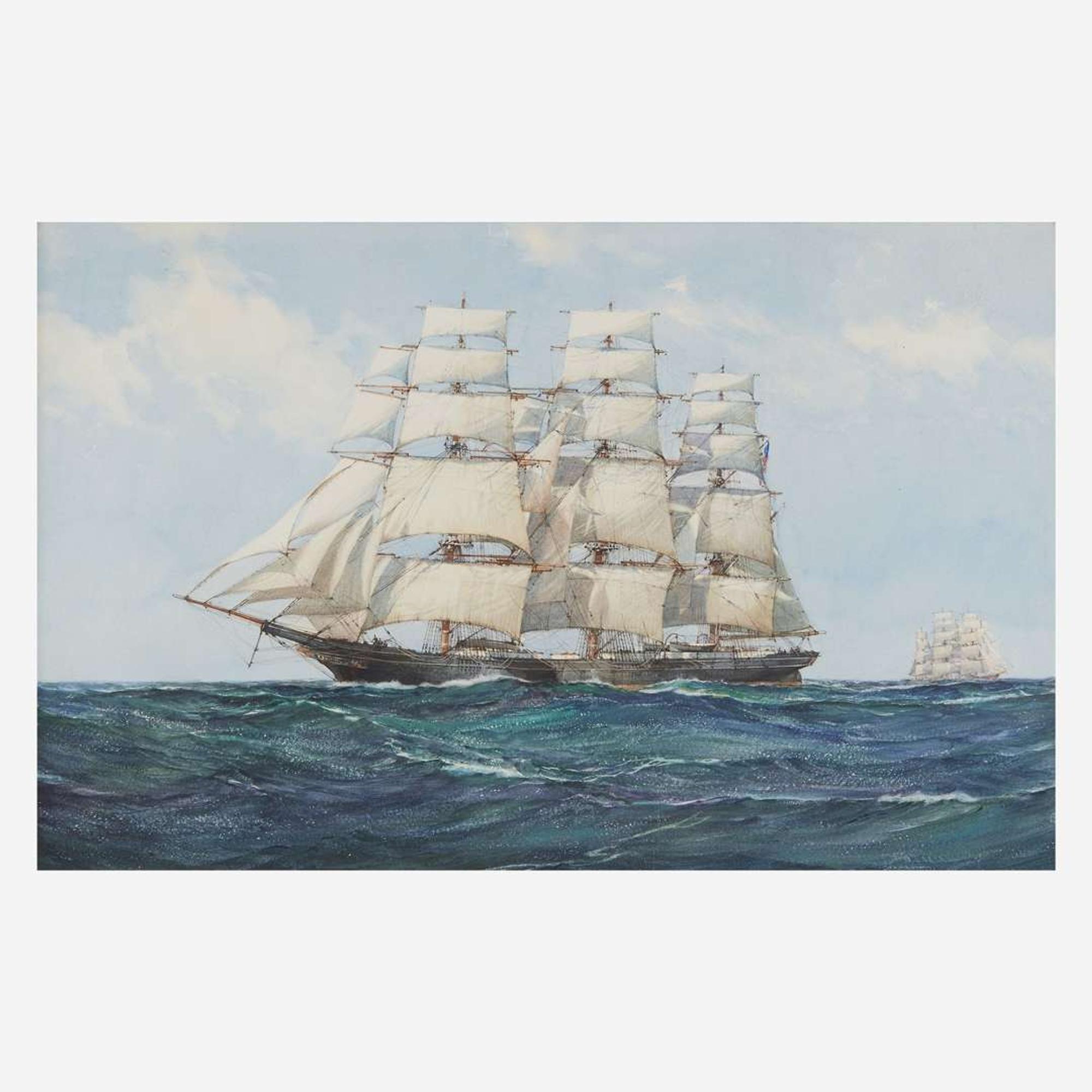 Montague Dawson (British, 1895-1973) Dreadnought