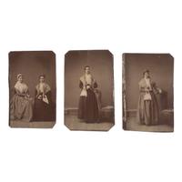 [Early Photography] Group of 19 Photographs of Quakers, incl. Lucretia Mott and Brigflatts Meeting House.