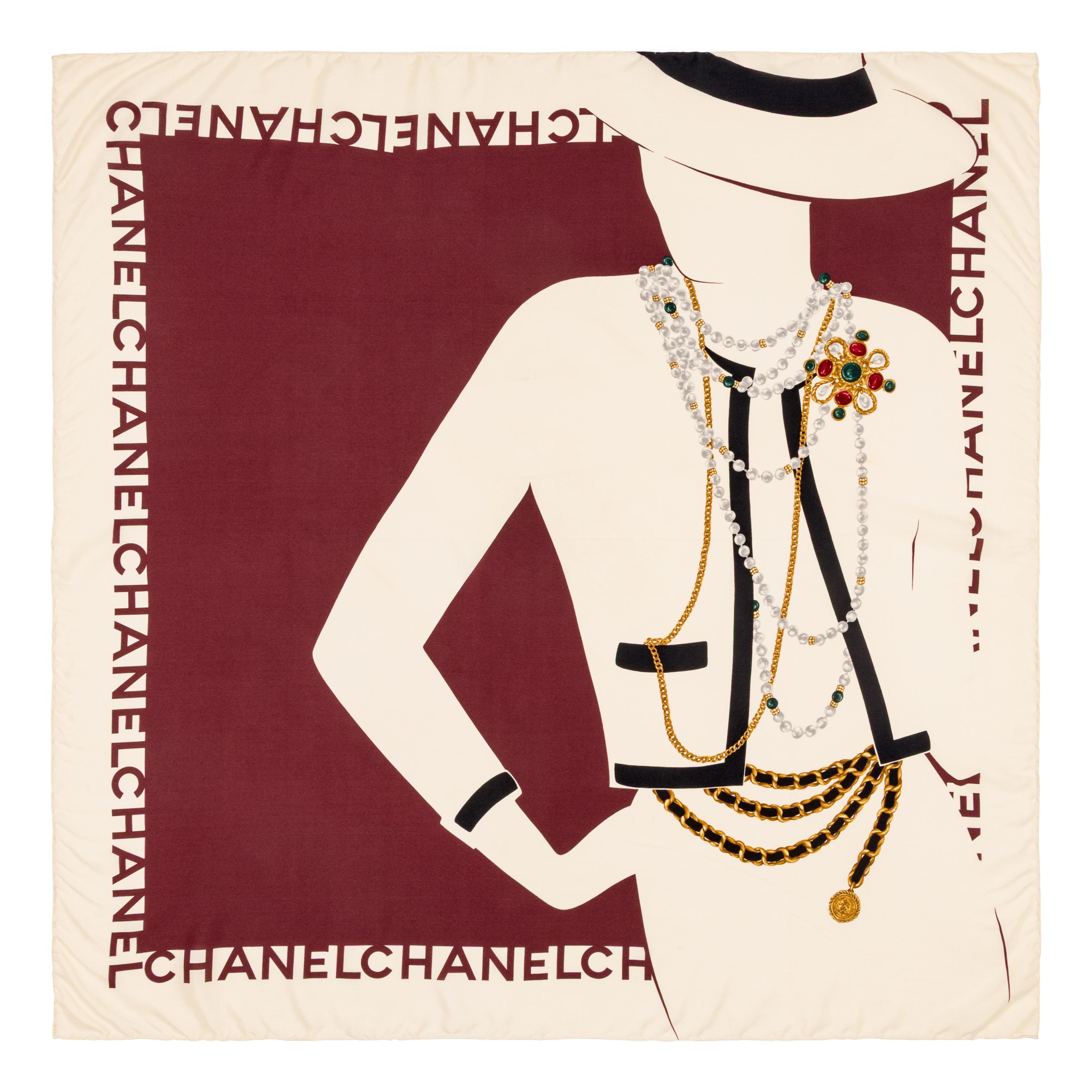 Chanel, Three Scarves & One Shawl
