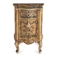 An Italian Polychrome Painted Commodino
