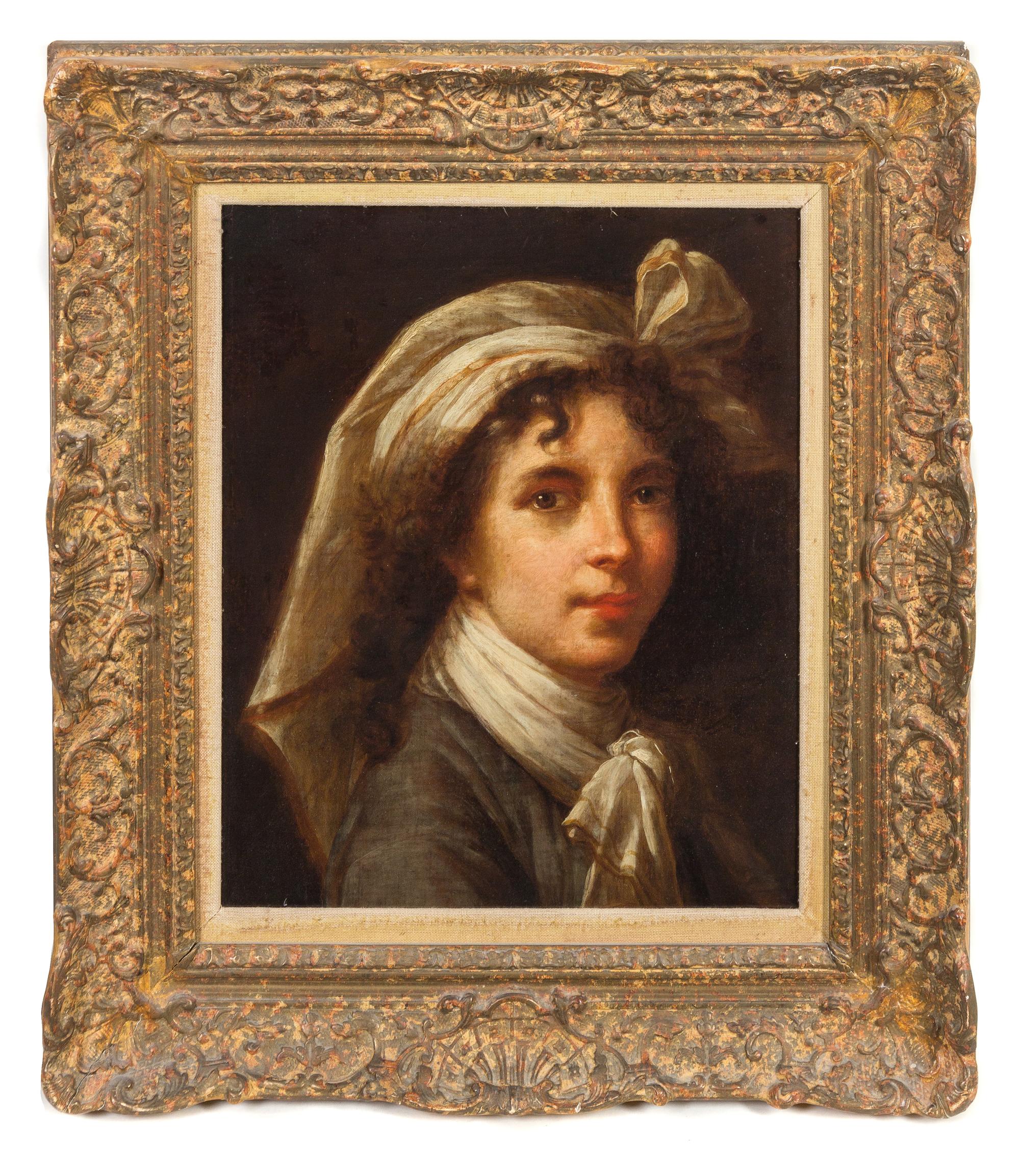 Follower of Elisabeth Louise Vigee Le Brun, (18th Century), Lady in a Turban