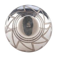 Sterling Silver Jar, with Nevada Blue Turquoise Cabochon
