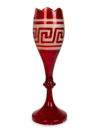 Seven Bohemian and Continental Ruby Glass Articles — EARLY 20TH CENTURY
