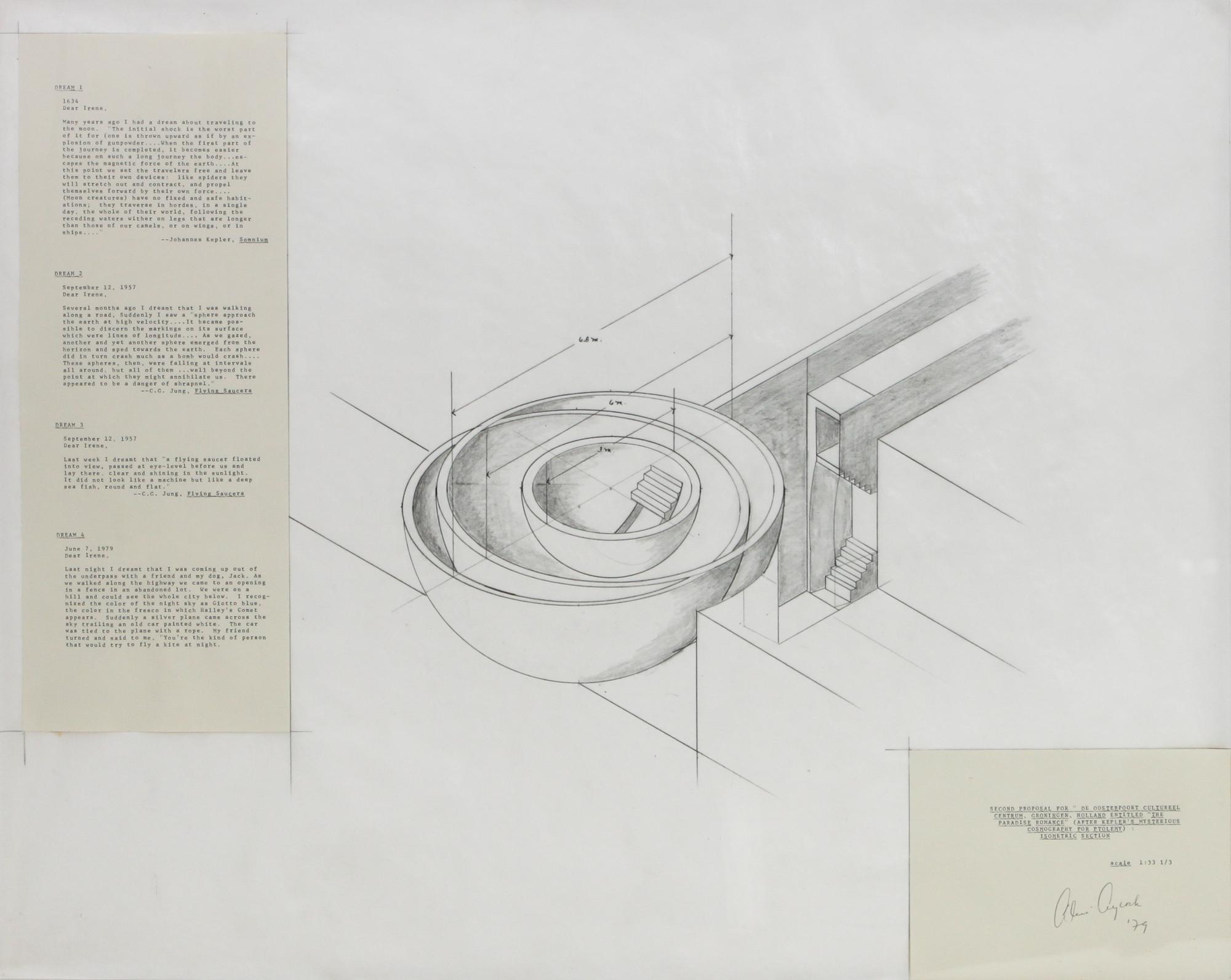 Alice Aycock, (American, b. 1946), Two works: Second Proposal for Gronigen, 1979