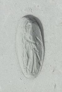 A Roman Gold and Carnelian Finger Ring with the Goddess Minerva