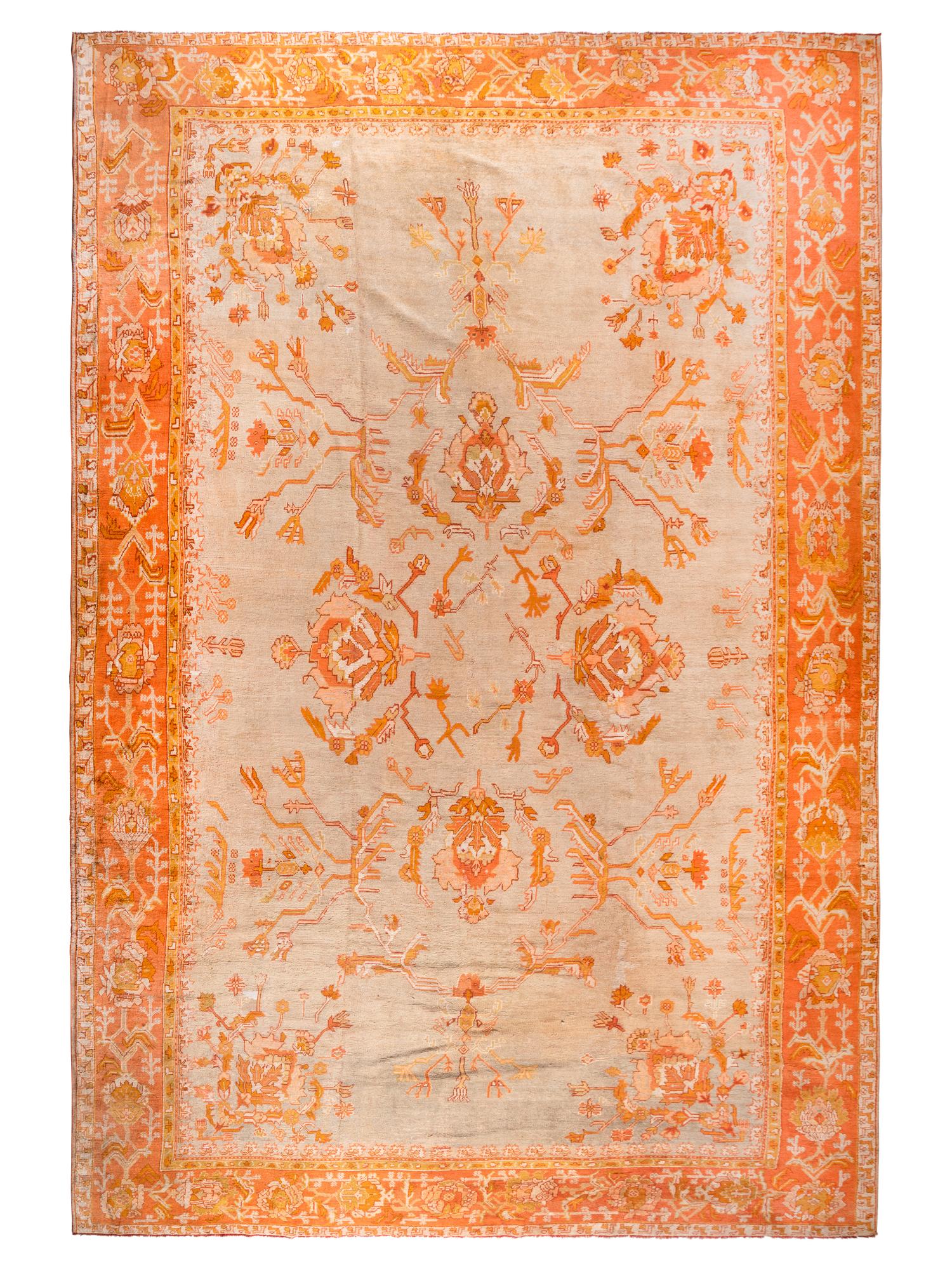 An Oushak Wool Rug
