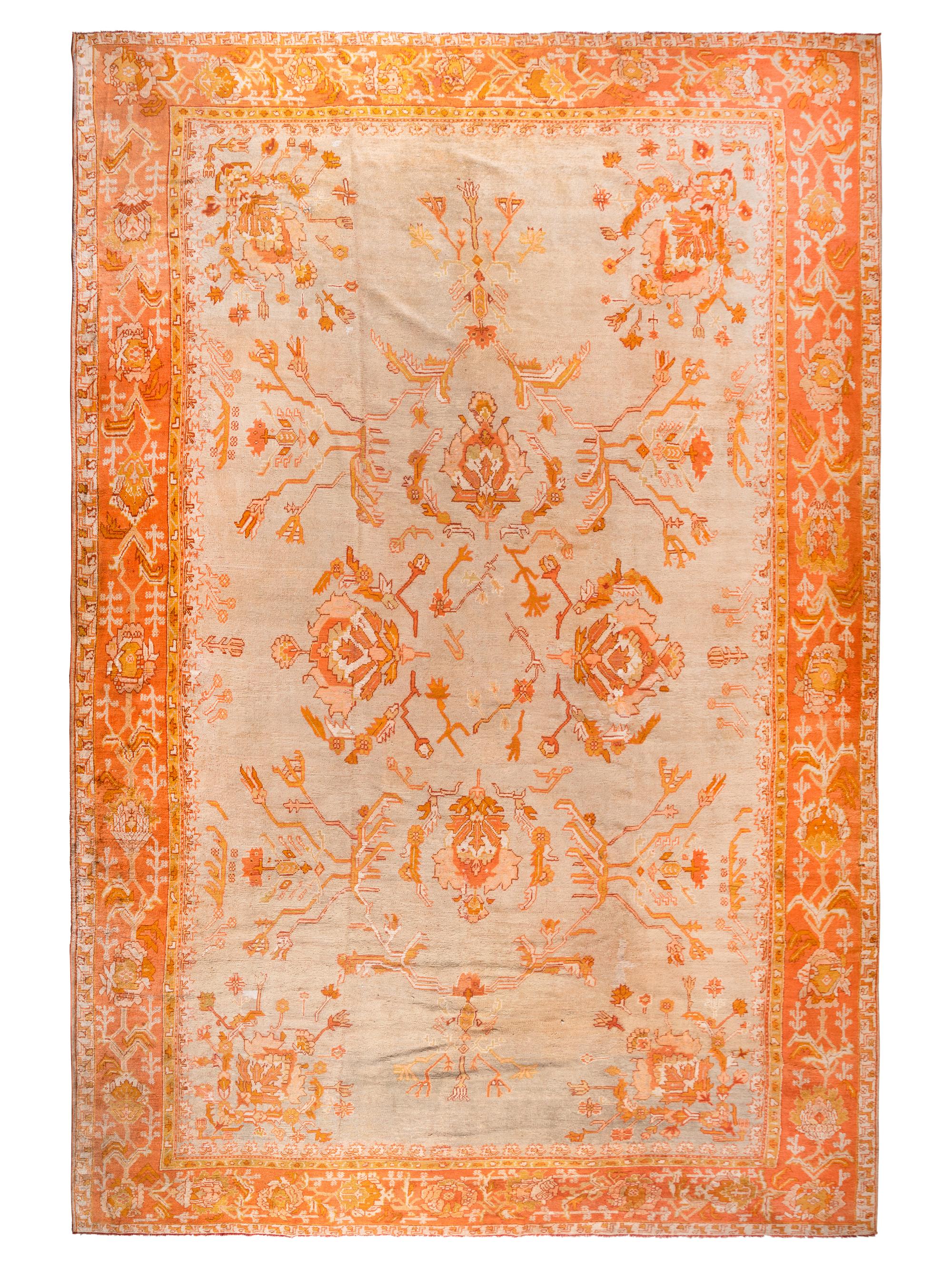 An Oushak Wool Rug