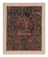 Four Tibetan Thangka Paintings, 18th-19th Century 十八-十九世紀 唐卡四幅