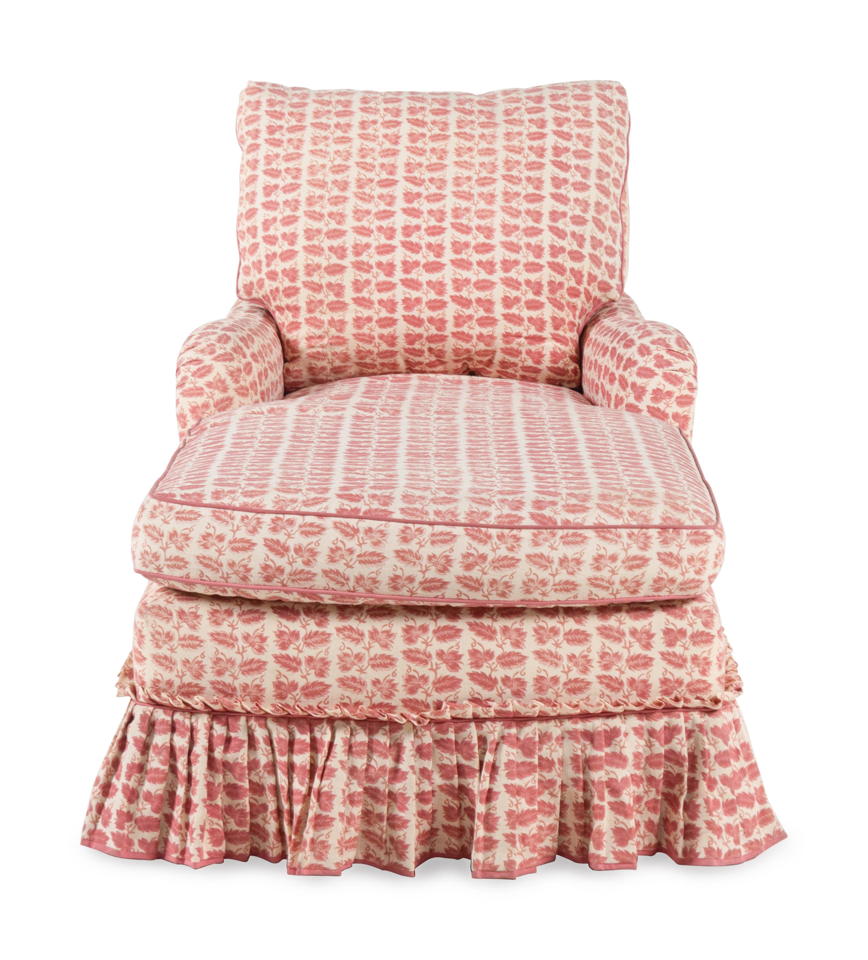 A Custom Upholstered Chaise Longue