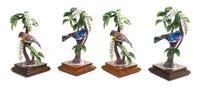 Two Royal Worcester Porcelain Models of Birds Height of first 9 3/4 inches. — MODELED BY DOROTHY DOUGHTY