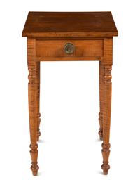 A Continental Maple End Table