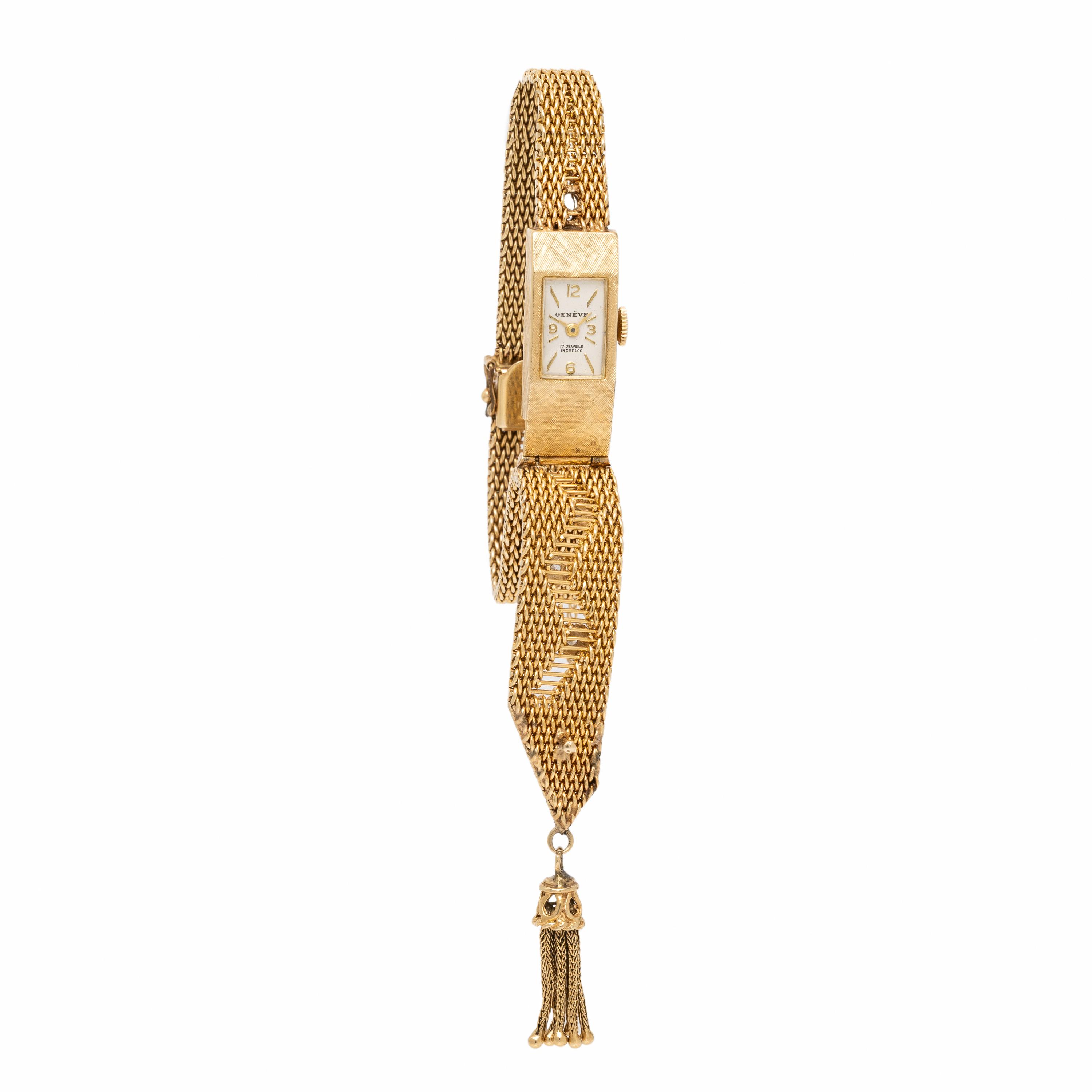 Retro, 14K Yellow Gold and Diamond Surprise Watch