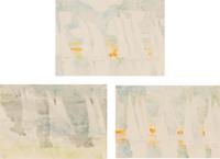 Hobson Pittman (American, 1900-1972) — Regattas , 1970 (three works)