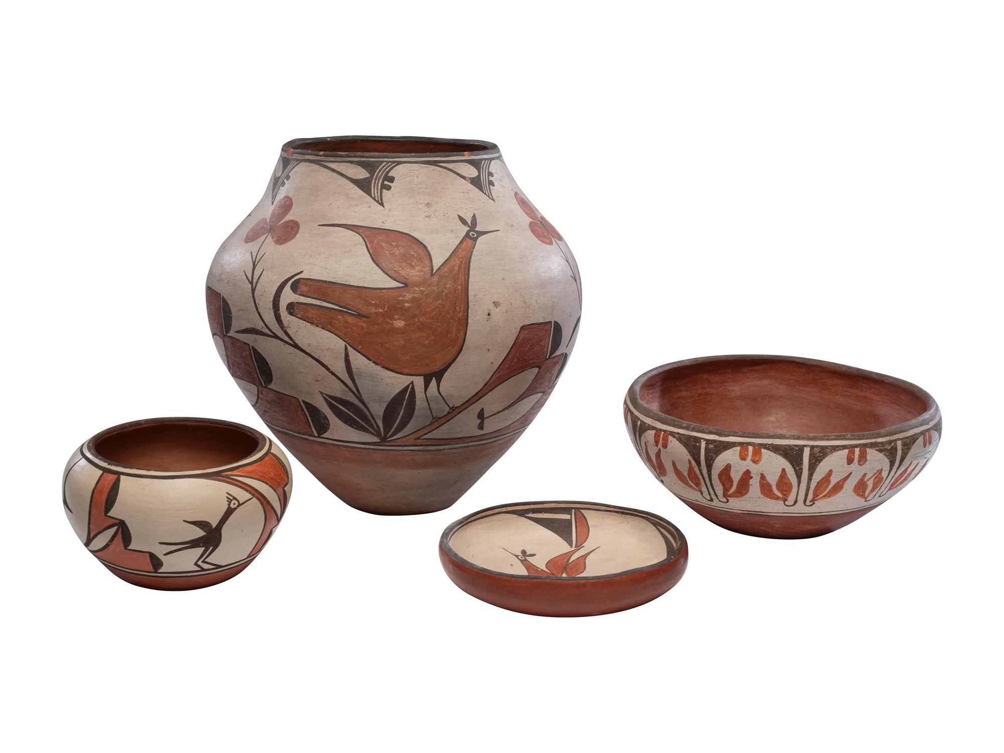 Assortment of Zia Pottery