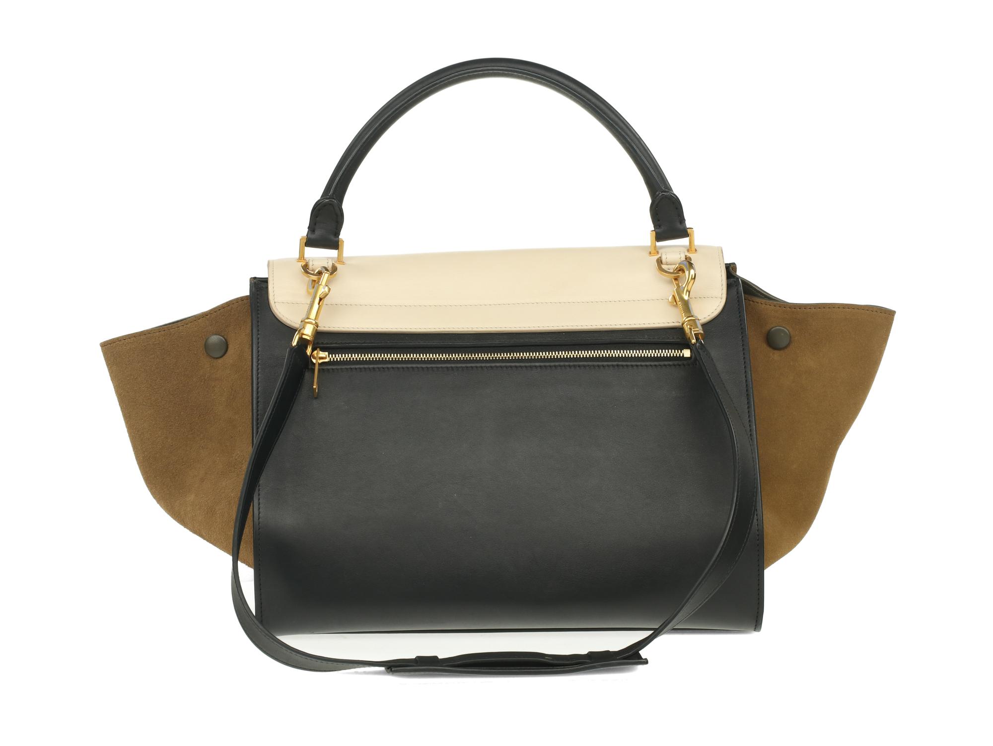 Céline Tricolor Trapeze Bag