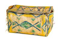Lakota Sioux Polychrome Parfleche Box Second Half 19th Century