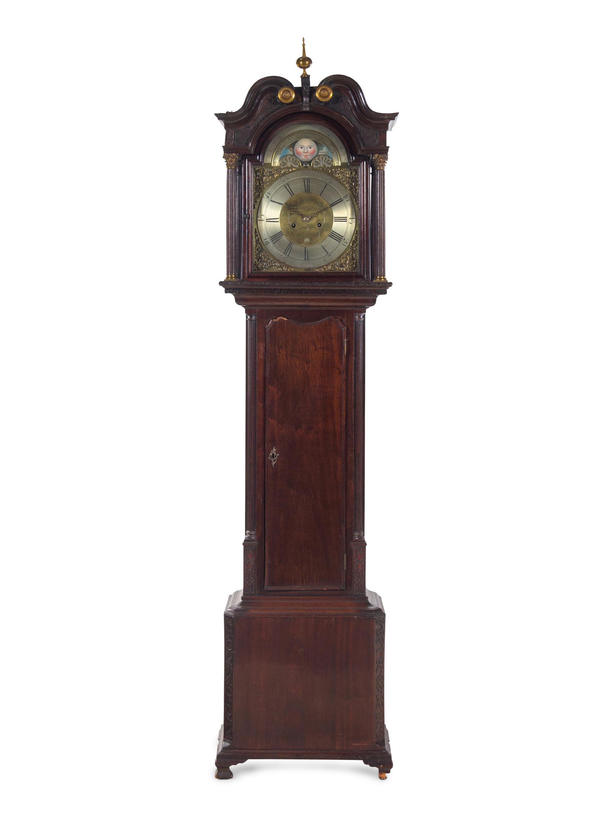 A George III Mahogany Tall Case Clock