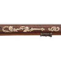 Contemporary Wheellock Rifle with Death Motifs by John B. Derrick (American, b.1936)