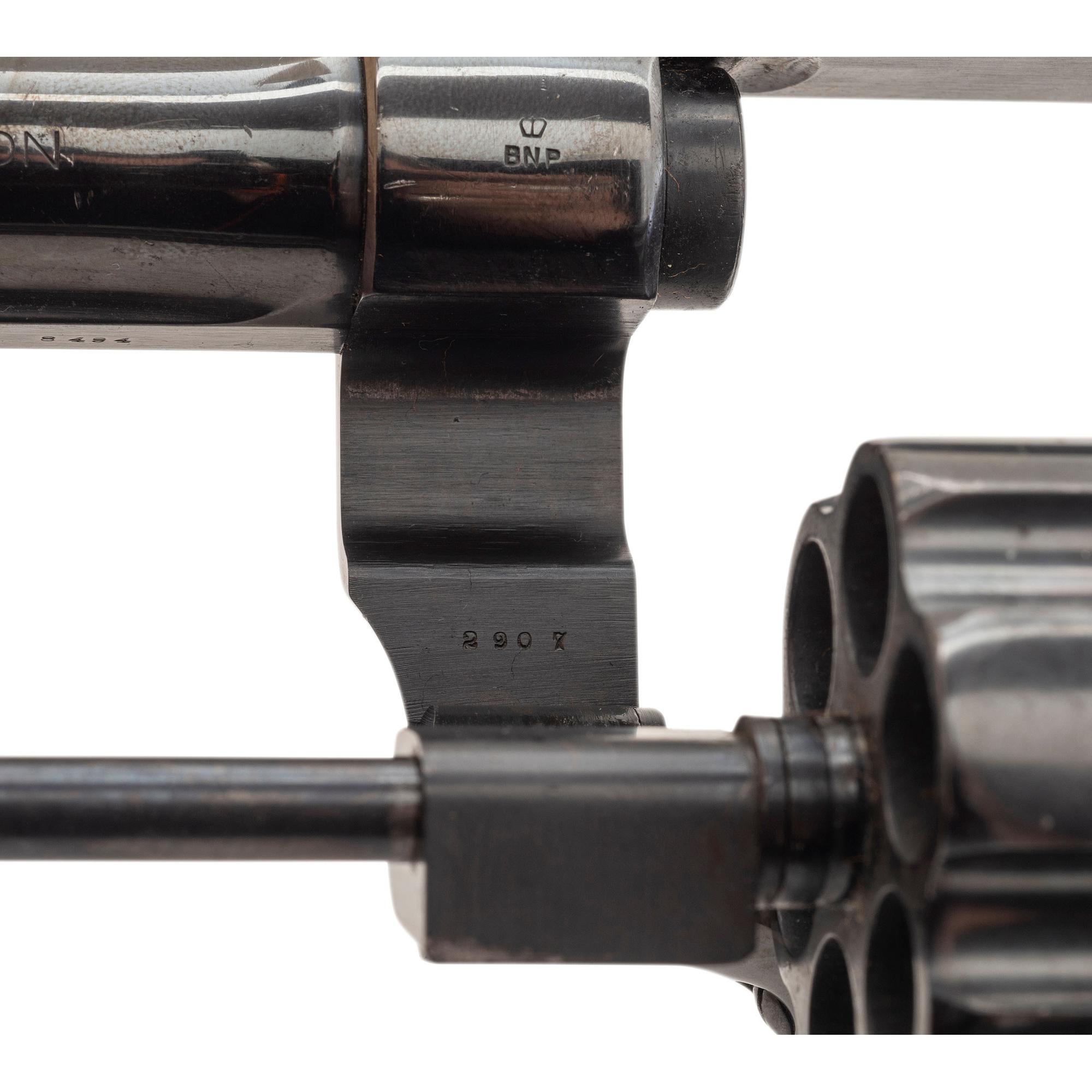 **British Proofed Smith & Wesson Mark II Hand Ejector Revolver Converted to .45 Colt