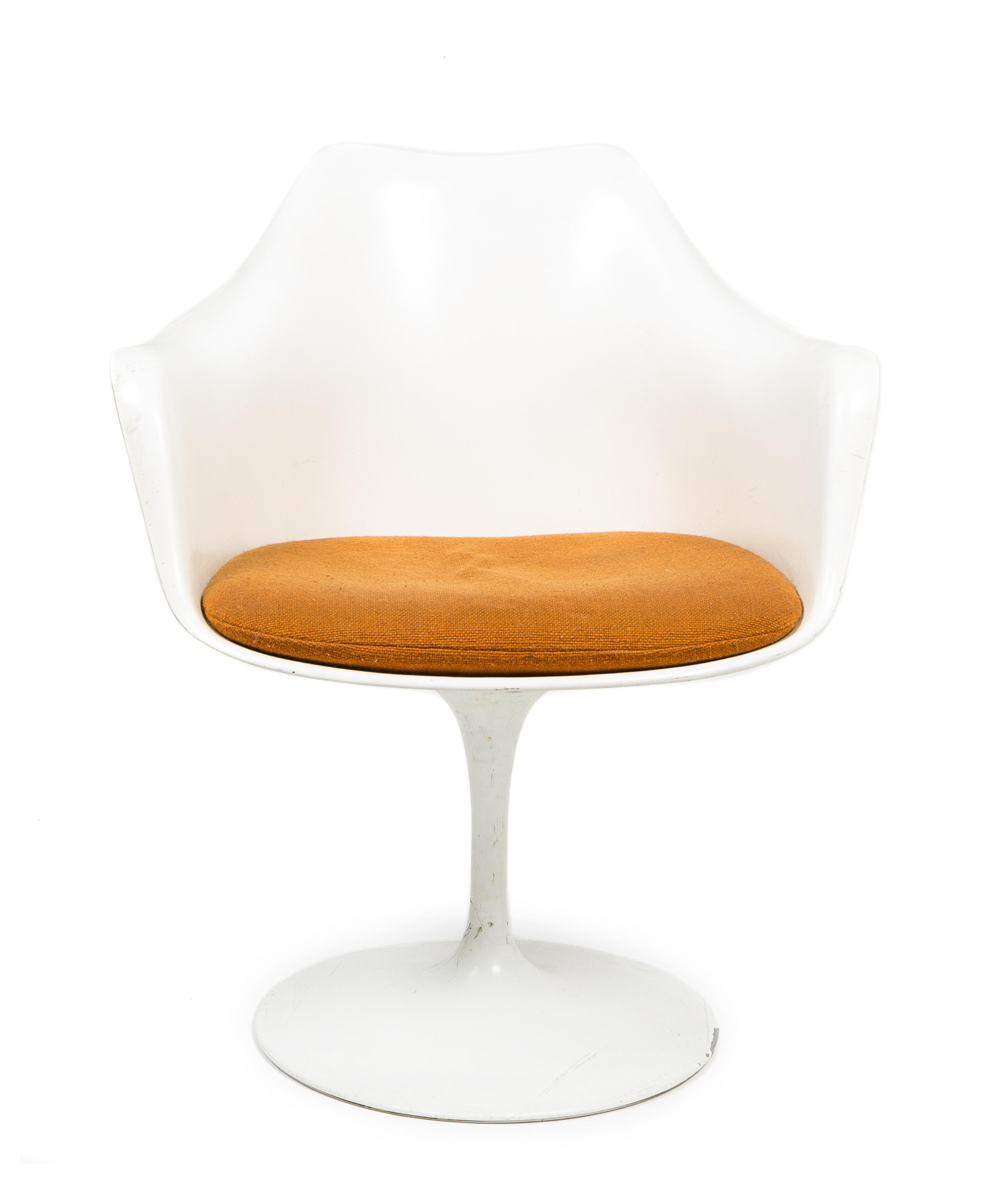 Eero Saarinen, Tulip Arm Chair, Knoll International, Inc., Height 31 1/2 x width 25 3/4 x depth 22 inches.