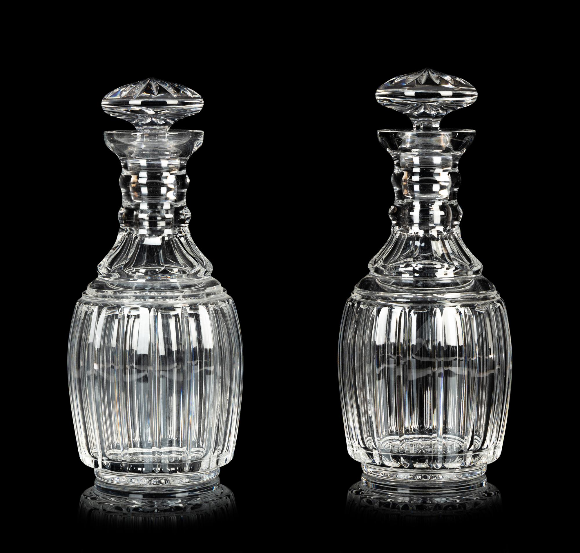 Two Waterford Glass Decanters