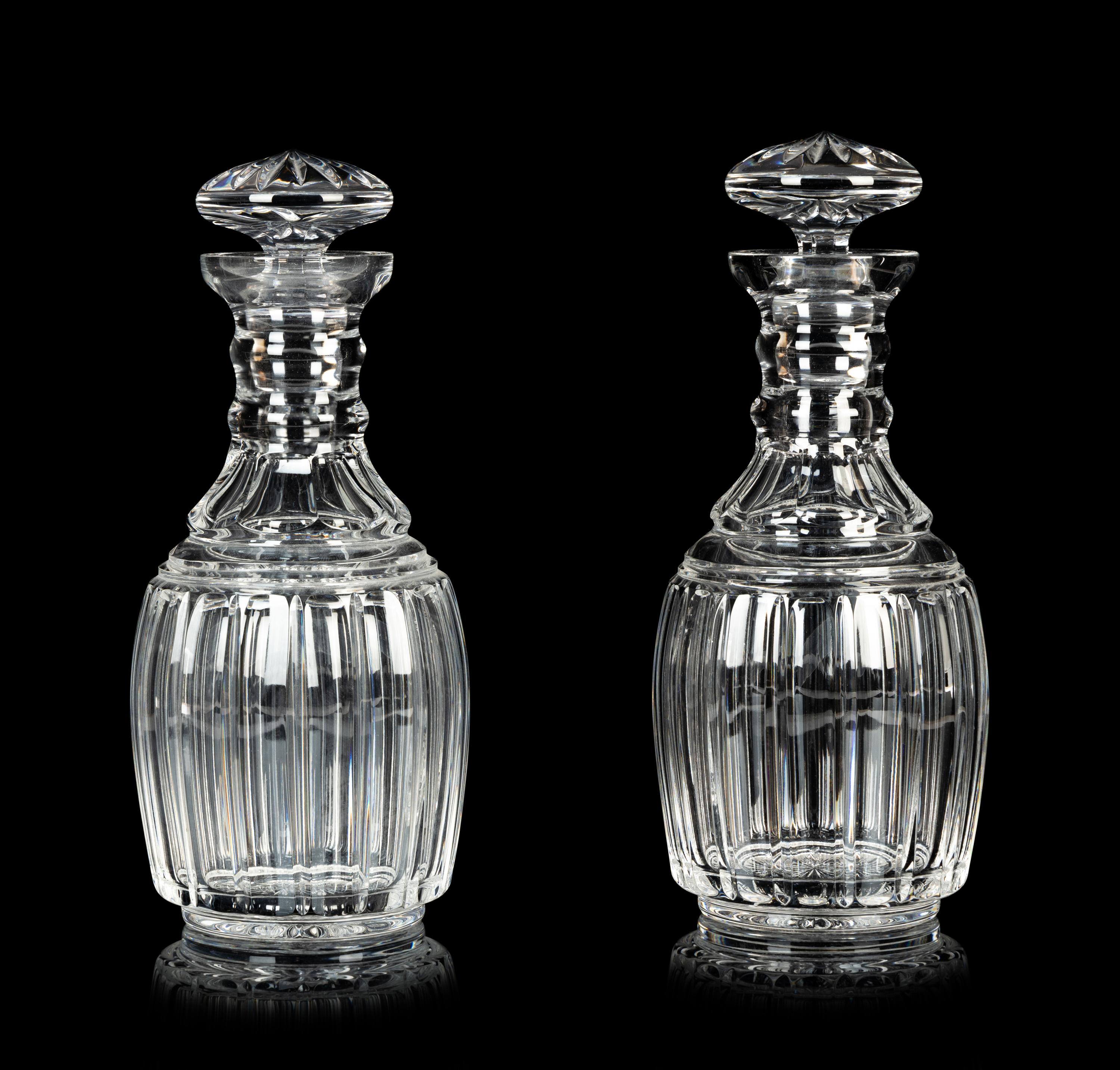 Two Waterford Glass Decanters