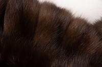 Two Fur Coats: J. Mendel Sable and Black Onyx Mink, with J. Mendel Headband