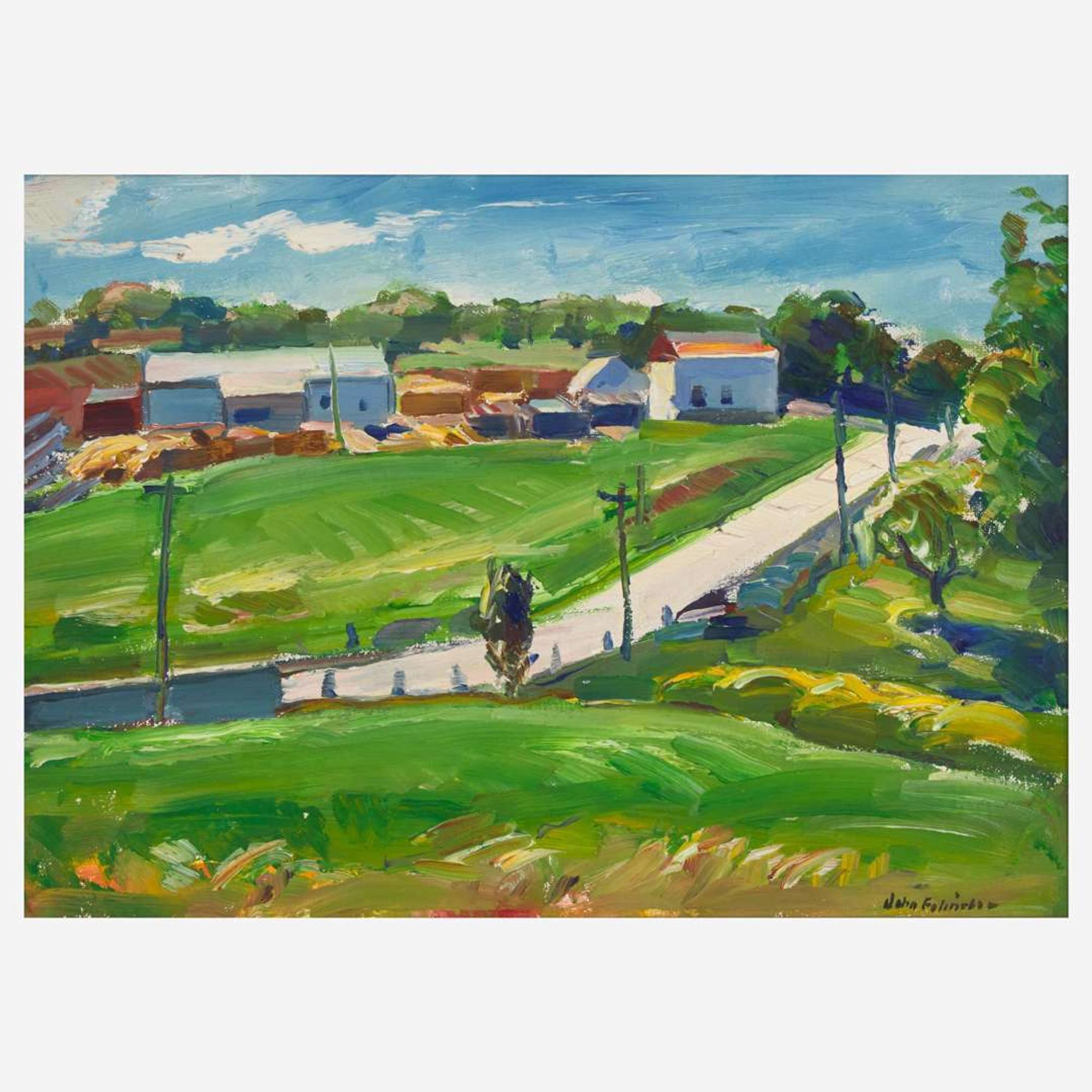John Fulton Folinsbee (American, 1892–1972) Road to Easton