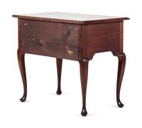 A Fine and Rare Queen Anne Veneered and Shell-Carved Walnut Dressing Table