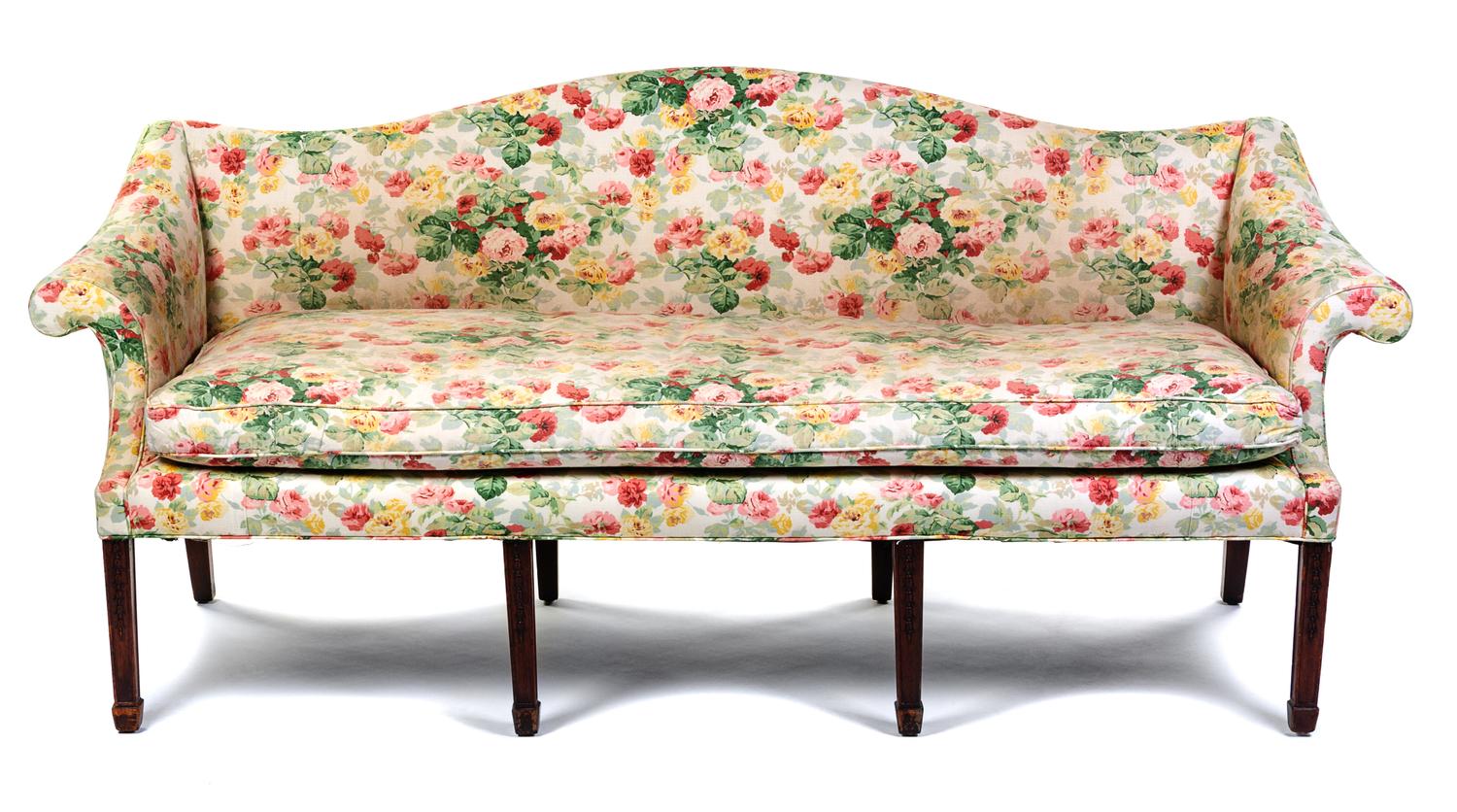 A George III Style Mahogany Sofa