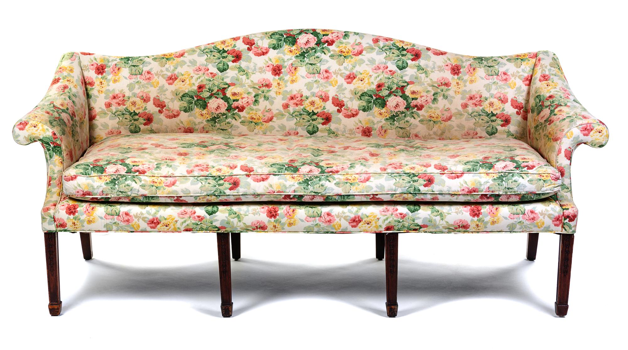 A George III Style Mahogany Sofa