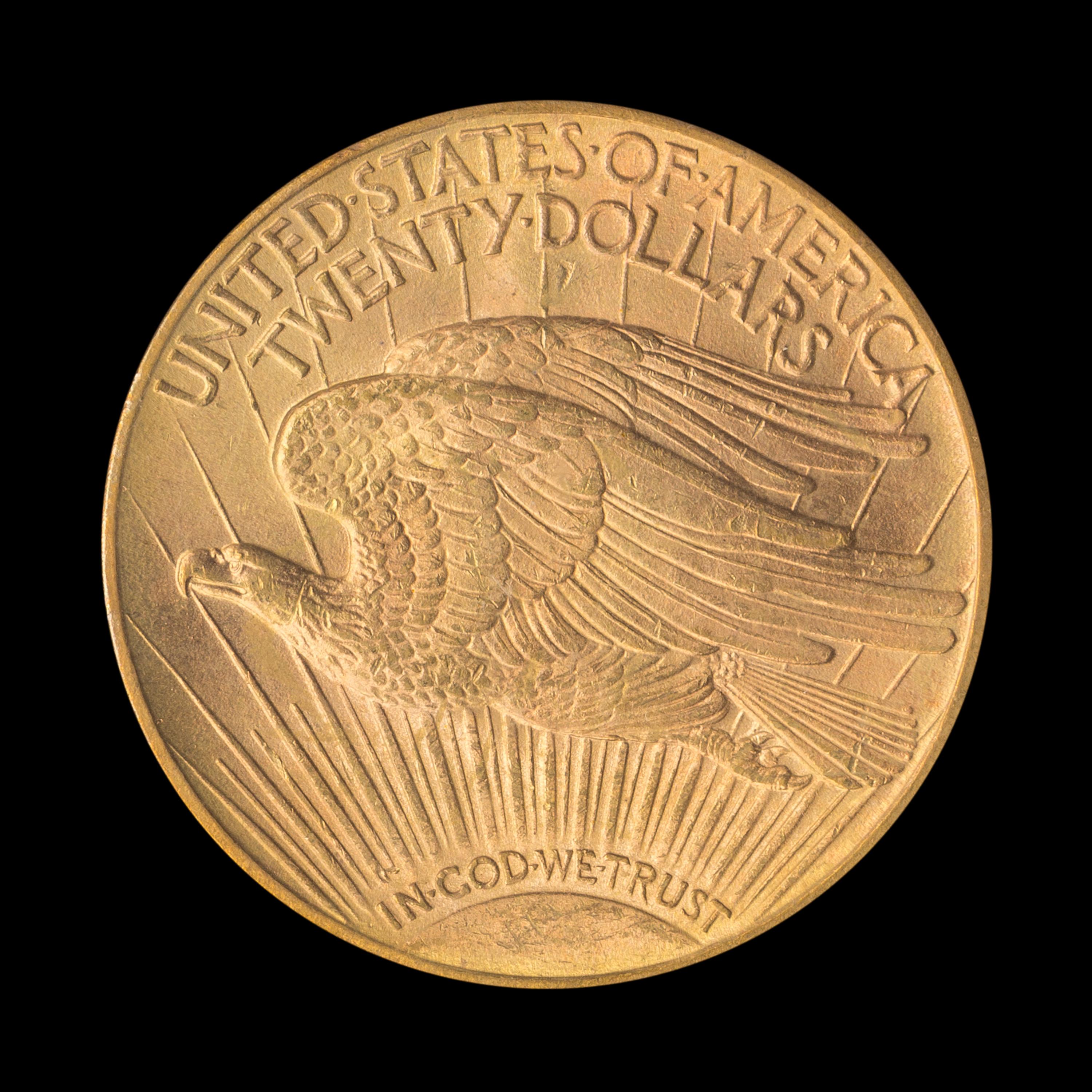 A United States 1914-D St. Gaudens $20 Gold Coin