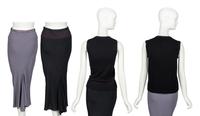 Various Designers, Two Skirts & Two Knit Shells including Hermès by Martin Margiela and Rick Owens