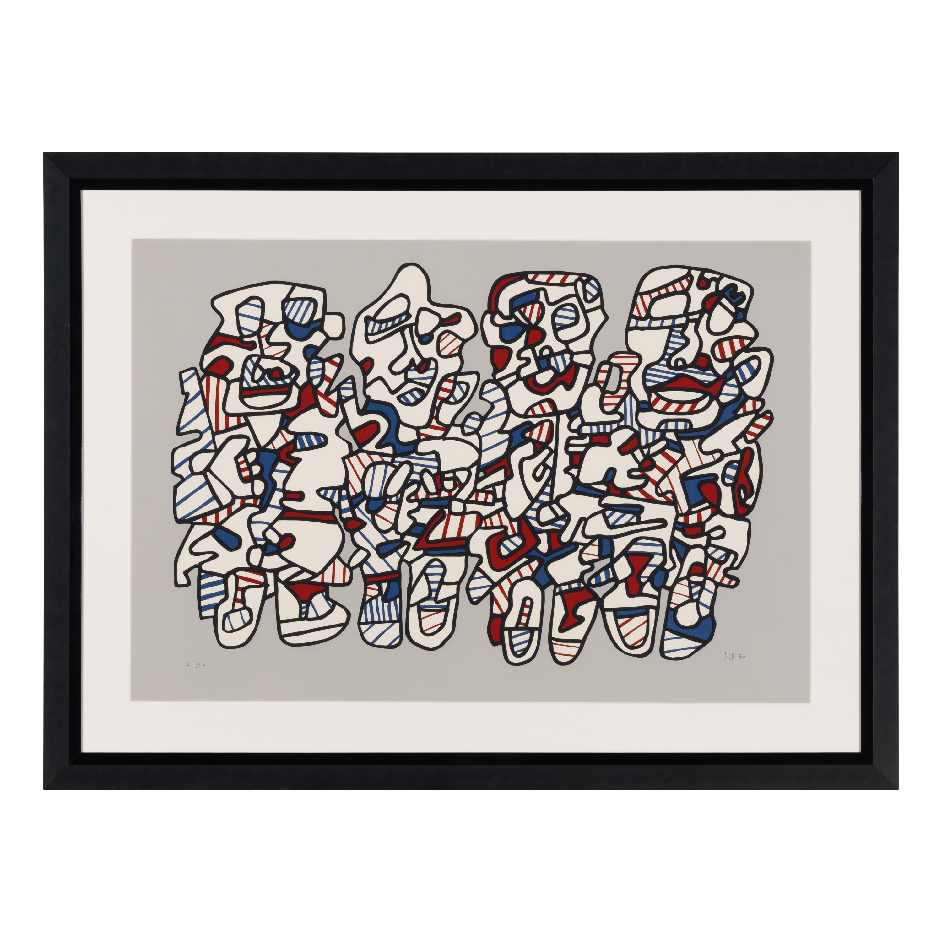 Jean Dubuffet (French, 1901–1985) — Quatre Personnages , 1974