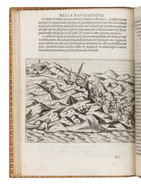 VEER, Gerrit de (ca 1570-ca 1598). Tre Navigationi fatte dagli Olandesi, e Zelandesi... Venice, 1599. FIRST EDITION IN ITALIAN.