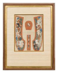 A Pair of Framed Chinese Uncut Woman's Kesi Silk Shoes LATE 19TH CENTURY 9 1/2 x 7 1/4 inches. — LATE 19TH CENTURY