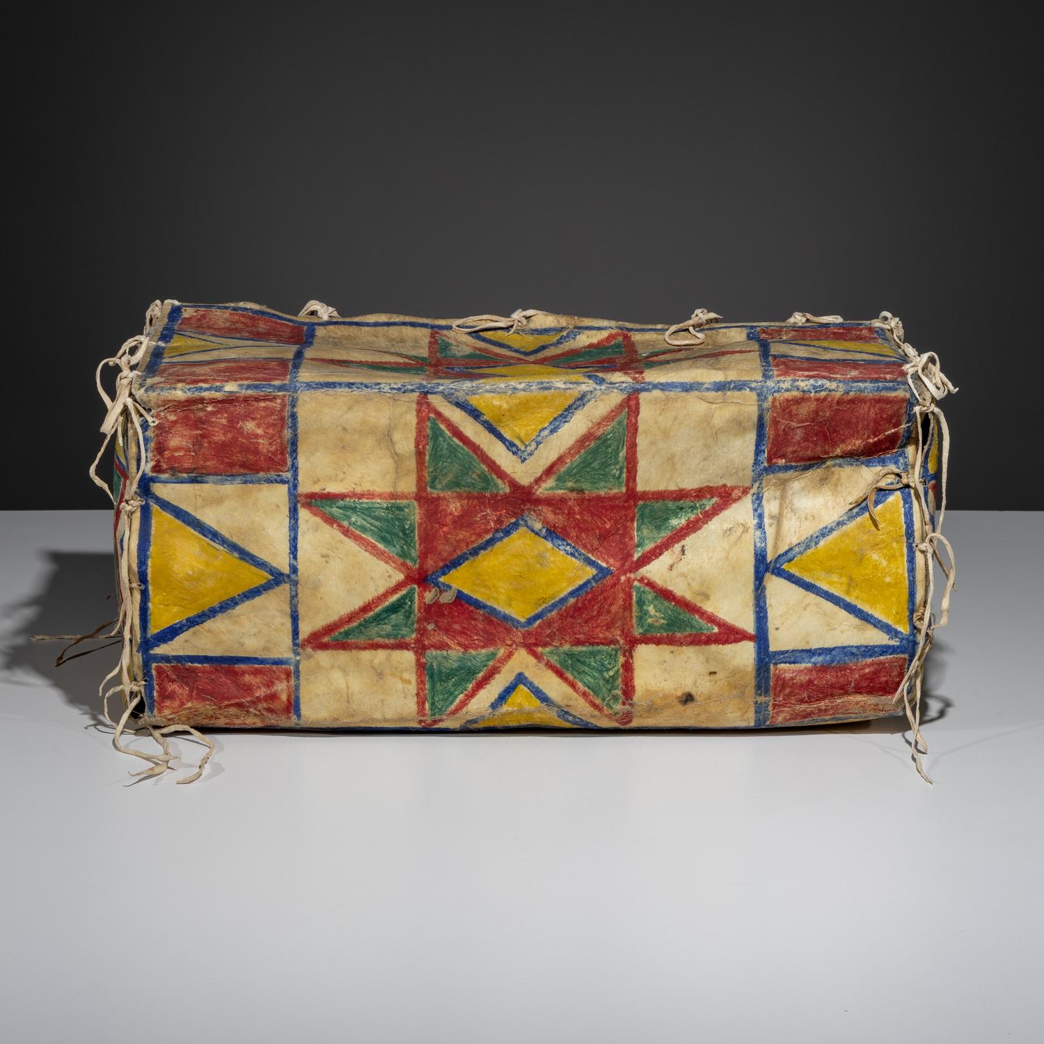 Sioux Painted Parfleche Trunk